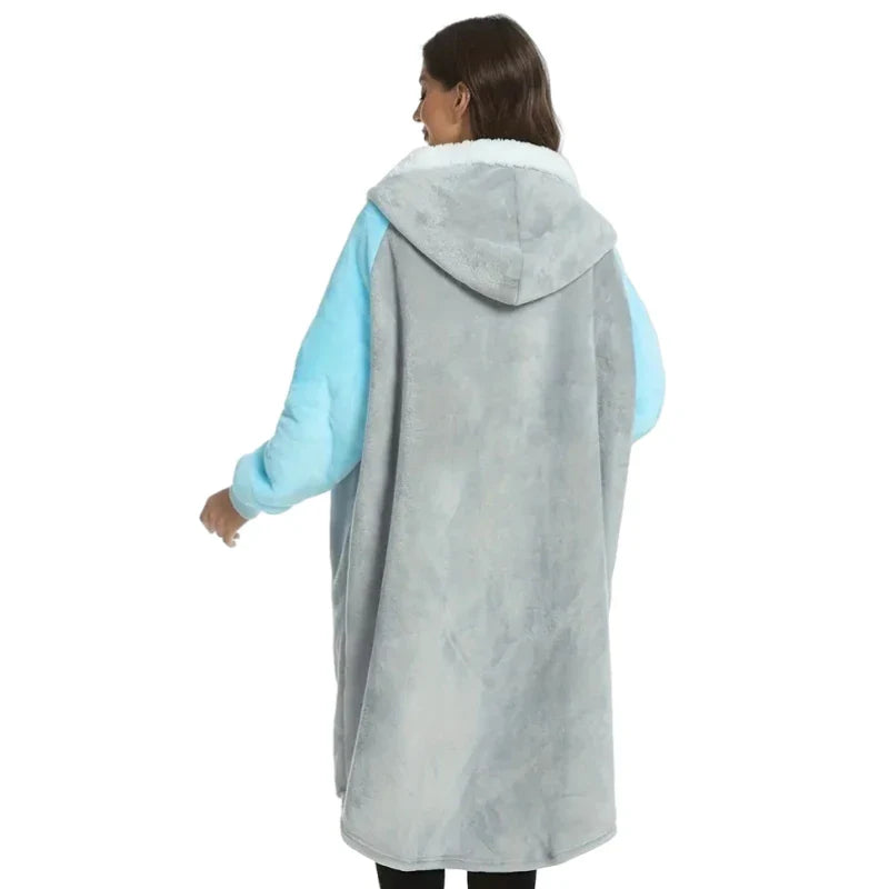 ChaudÉlégance - Sweatshirt à capuche zippé en polaire douce - Rynova