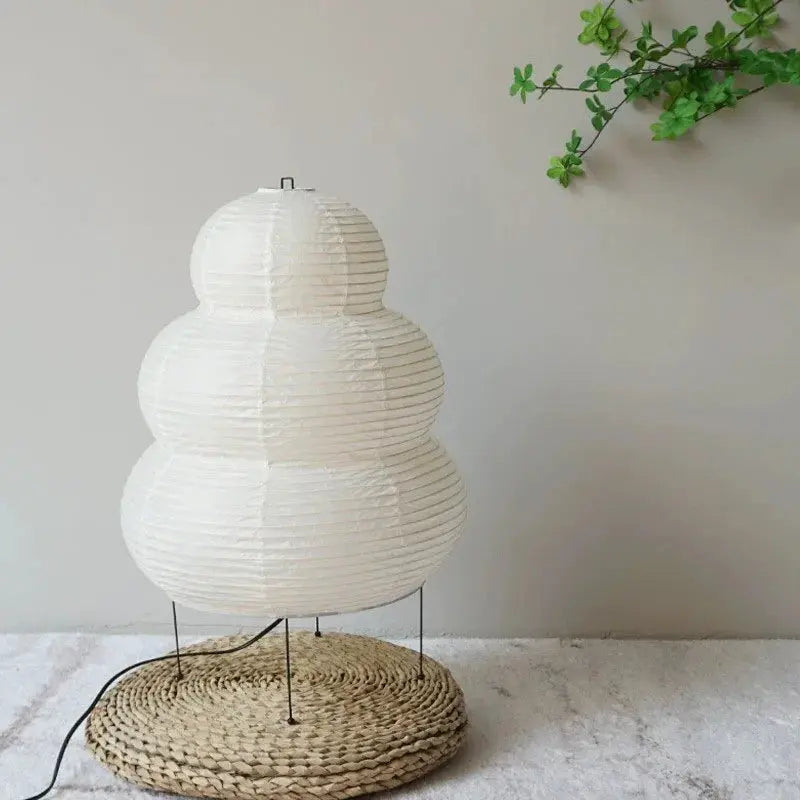 Luminaires Éclaira - Lampe de Bureau en Papier de Riz avec Lumière Réglable - Rynova