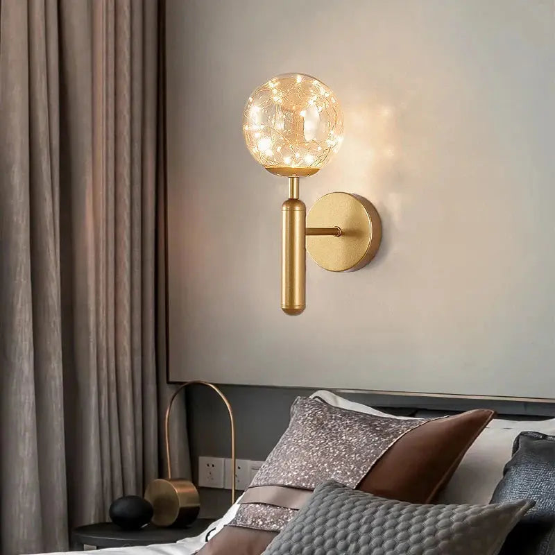 ÉclatVerre - Applique Murale LED en Verre Coloré - Rynova