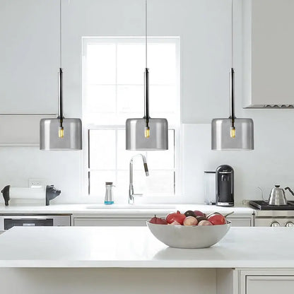 LuminVerre - Suspension en Verre Moderne pour Salle à Manger - Rynova