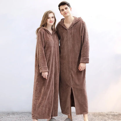 CocoonChaud – Peignoir à Capuche pour Couples - Rynova