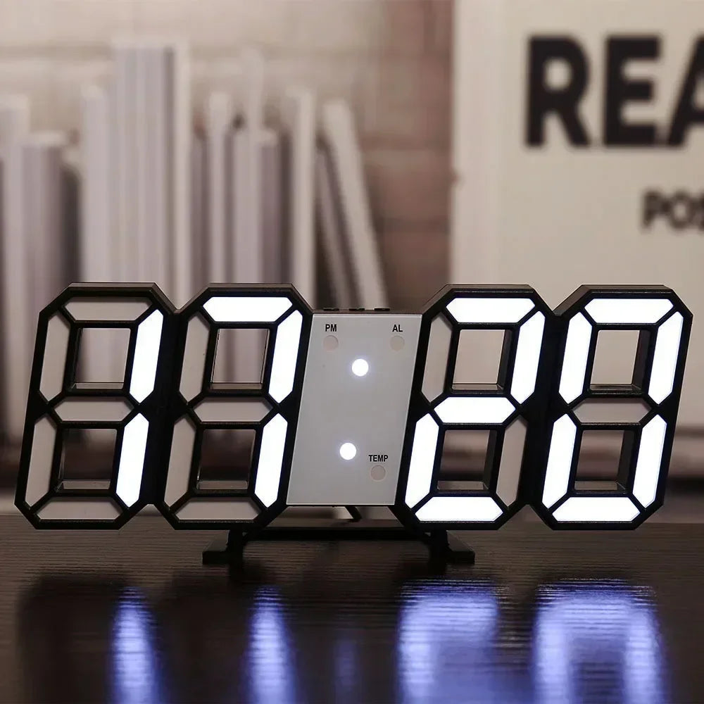Horlogix – Horloge LED 3D pour Décoration Intérieure Moderne - Rynova