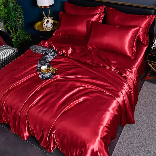 ÉléganceSatin – Housse de couette en satin luxueux - Rynova