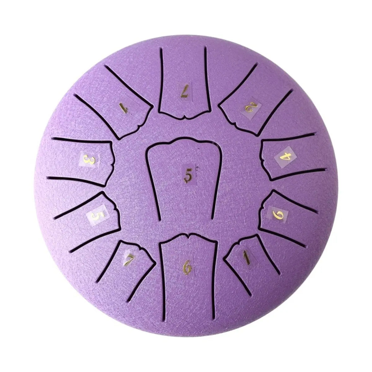 Zéphyr - Mini Tambour à Langue en Acier 6 Pouces, 11 Notes pour Yoga et Méditation - Rynova