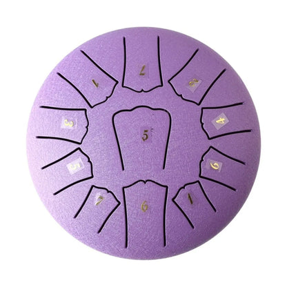 Zéphyr - Mini Tambour à Langue en Acier 6 Pouces, 11 Notes pour Yoga et Méditation - Rynova