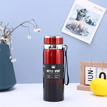 Thermos en acier inoxydable 1L – Bouteille isotherme pour garder l'eau froide et chaude, thé, café - Rynova