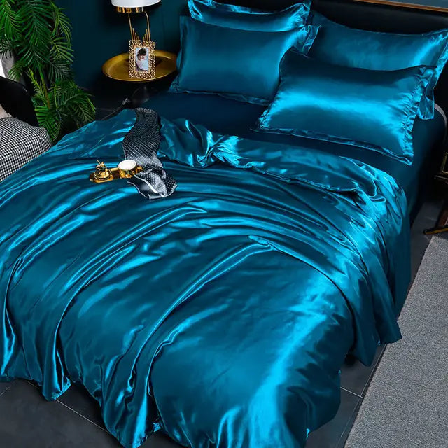 ÉléganceSatin – Housse de couette en satin luxueux - Rynova