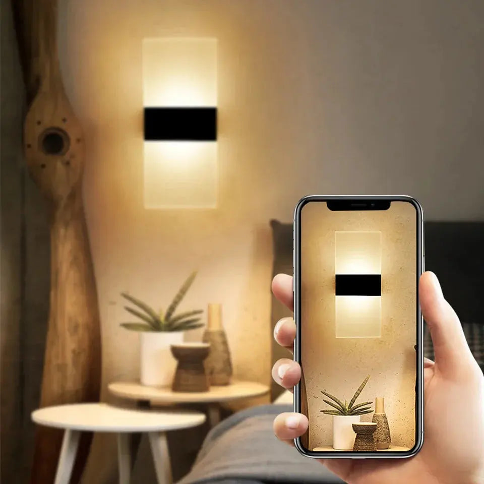 Lumière Éclatante - Applique Murale Tactile Rechargeable USB - Rynova
