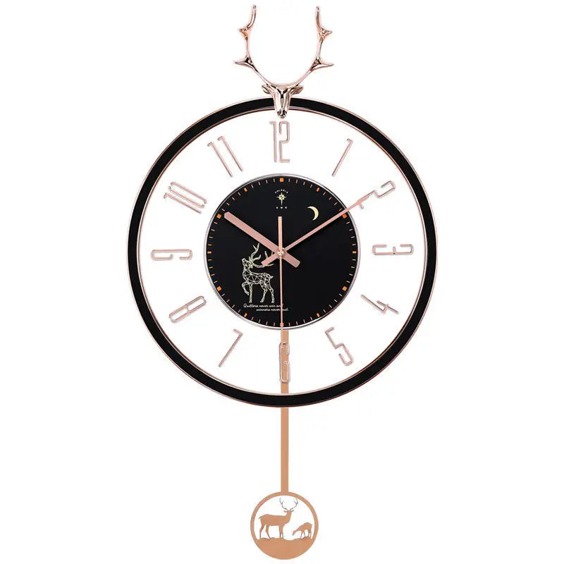 Horloge LuxeNord - Horloge Murale Silencieuse et Élégante - Rynova