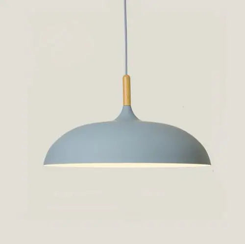 LumiBois - Suspension Métal et Bois aux Douces Teintes Pastel - Rynova