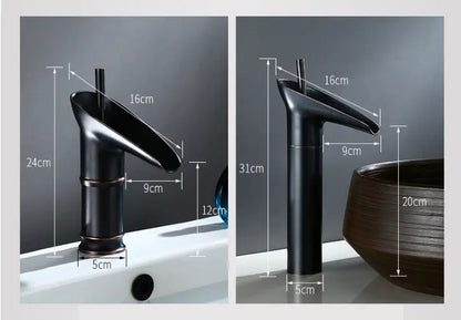 CascadeVintage – Robinet de Lavabo Cascade au Design Antique - Rynova