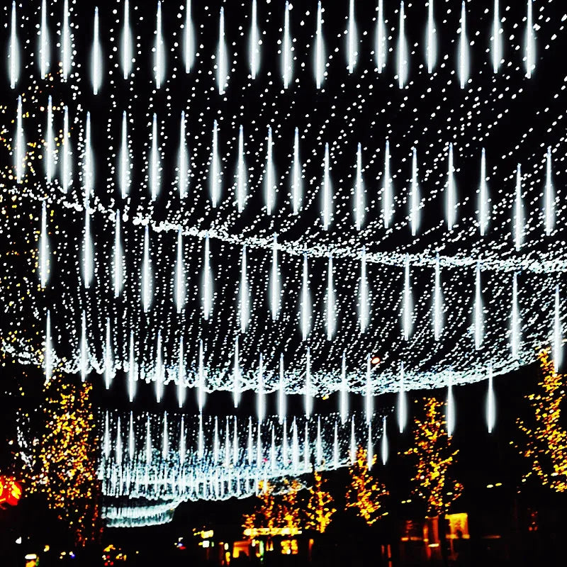 LumiMétéore – Guirlande lumineuse de Noël à effet pluie de météores - Rynova