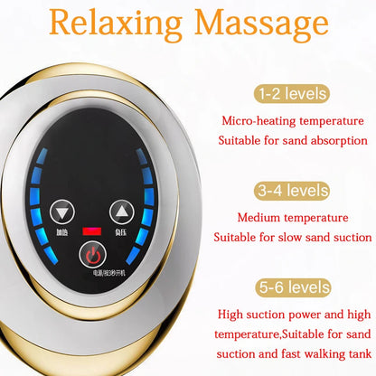 MASSAGE ÉLITE - Massager Électrique Guasha avec Ventouses Chauffantes et Anti-cellulite - Rynova