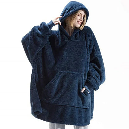 ChaleurÉlégante - Pull couverture en flanelle, pyjama - Rynova