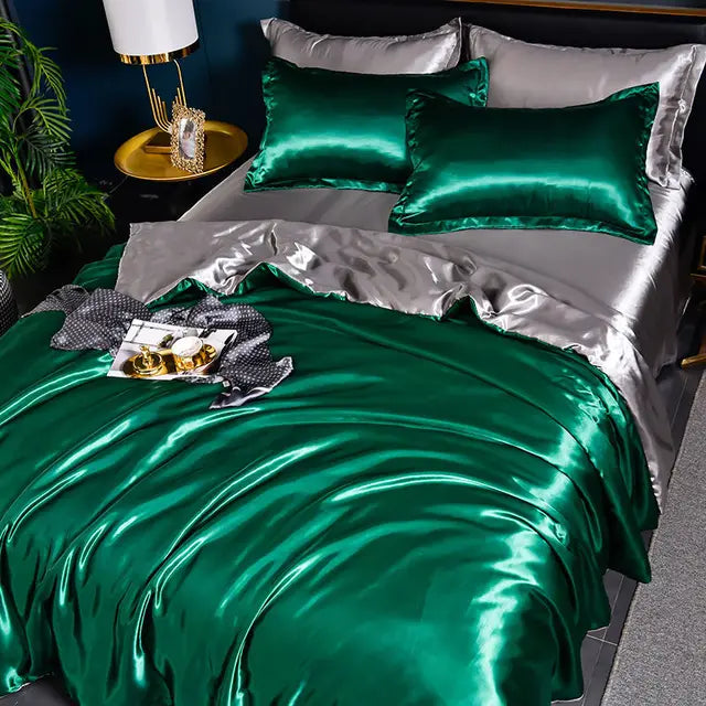 ÉléganceSatin – Housse de couette en satin luxueux - Rynova