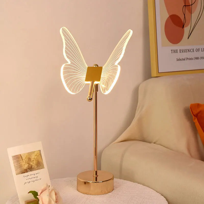 LumiAile - Lampe de Table LED Art Déco Élégante - Rynova