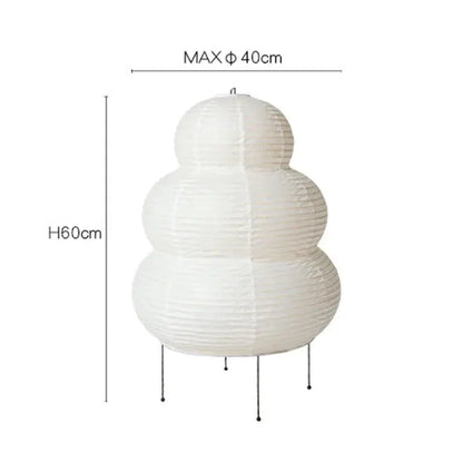 Luminaires Éclaira - Lampe de Bureau en Papier de Riz avec Lumière Réglable - Rynova