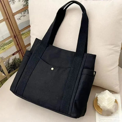 Sac À Main Élégant – Sac en Toile Grande Capacité avec Poches Extérieures Multiples - Rynova