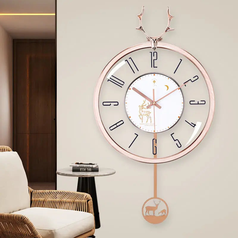 Horloge LuxeNord - Horloge Murale Silencieuse et Élégante - Rynova