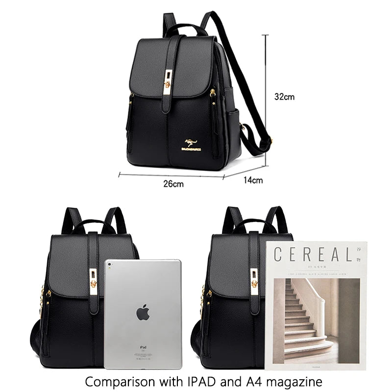 Élégance Sac – Sac à dos en cuir vintage pour femme - Rynova