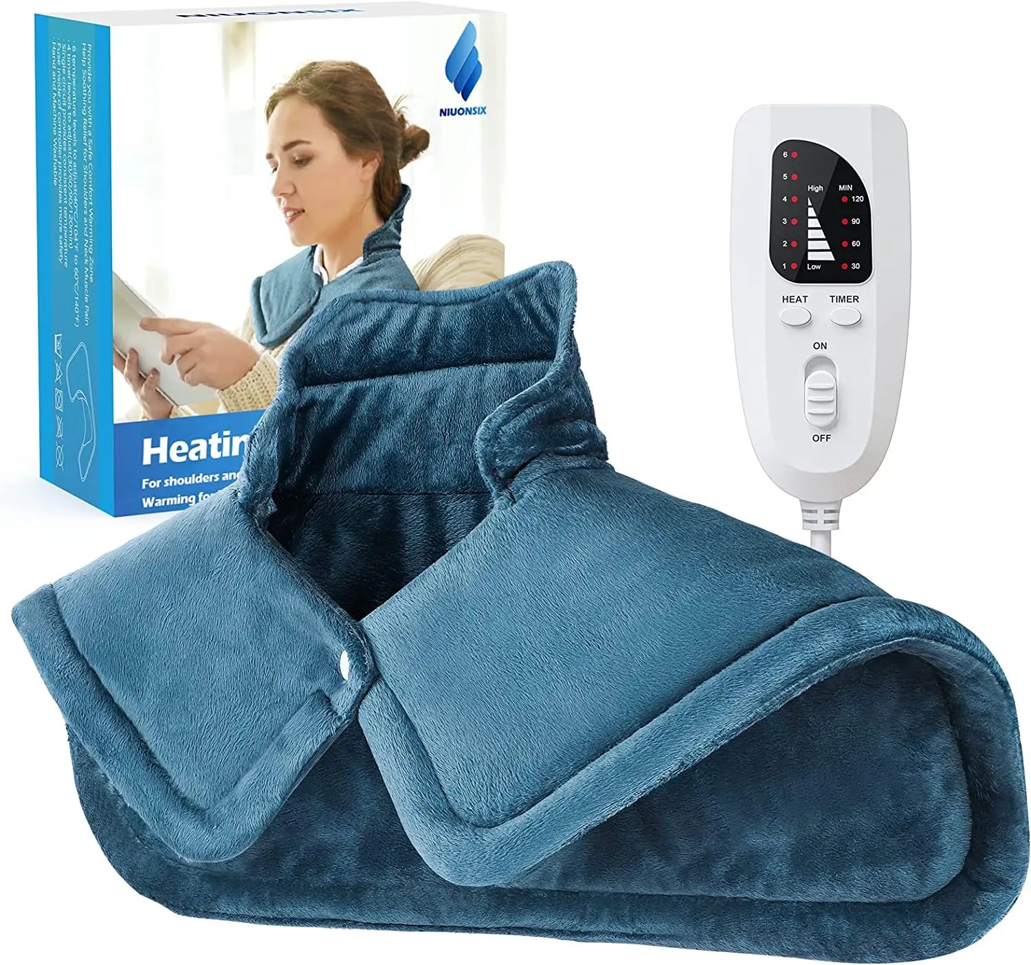 ChaleurCocoon - Coussin Chauffant Électrique - Rynova
