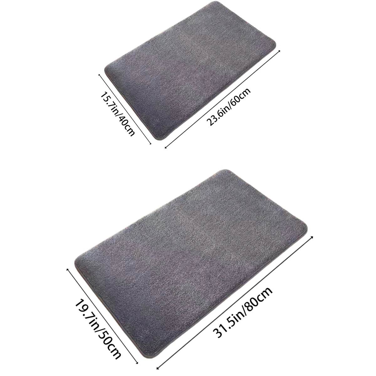 Tapis ÉpongeMax – Tapis de Bain Super Absorbant et Antidérapant en Velours de Corail - Rynova