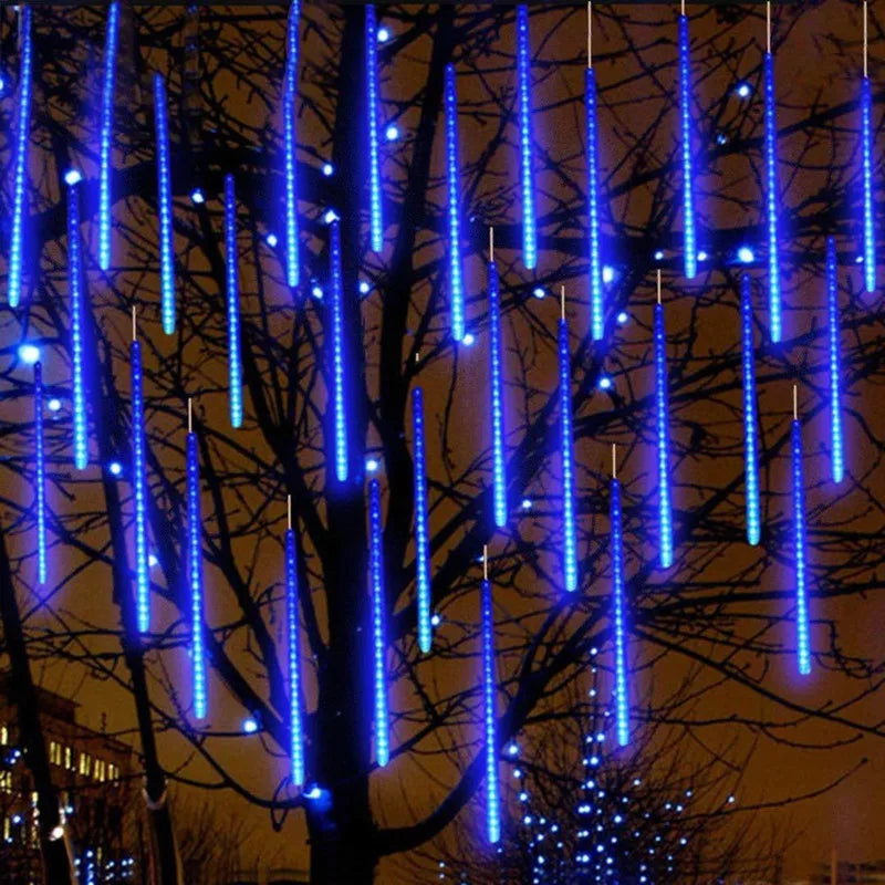 LumiMétéore – Guirlande lumineuse de Noël à effet pluie de météores - Rynova
