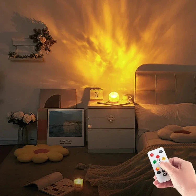 LumièreAquatique – Lampe projecteur d'ondes d'eau - Rynova