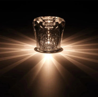 LuminaCristal – Lampe de Table en Cristal Élégante pour Restaurant et Bar - Rynova