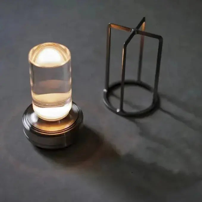 Éclat de Cristal – Lampe de Table Sans Fil Rechargeable Design Luxueux - Rynova