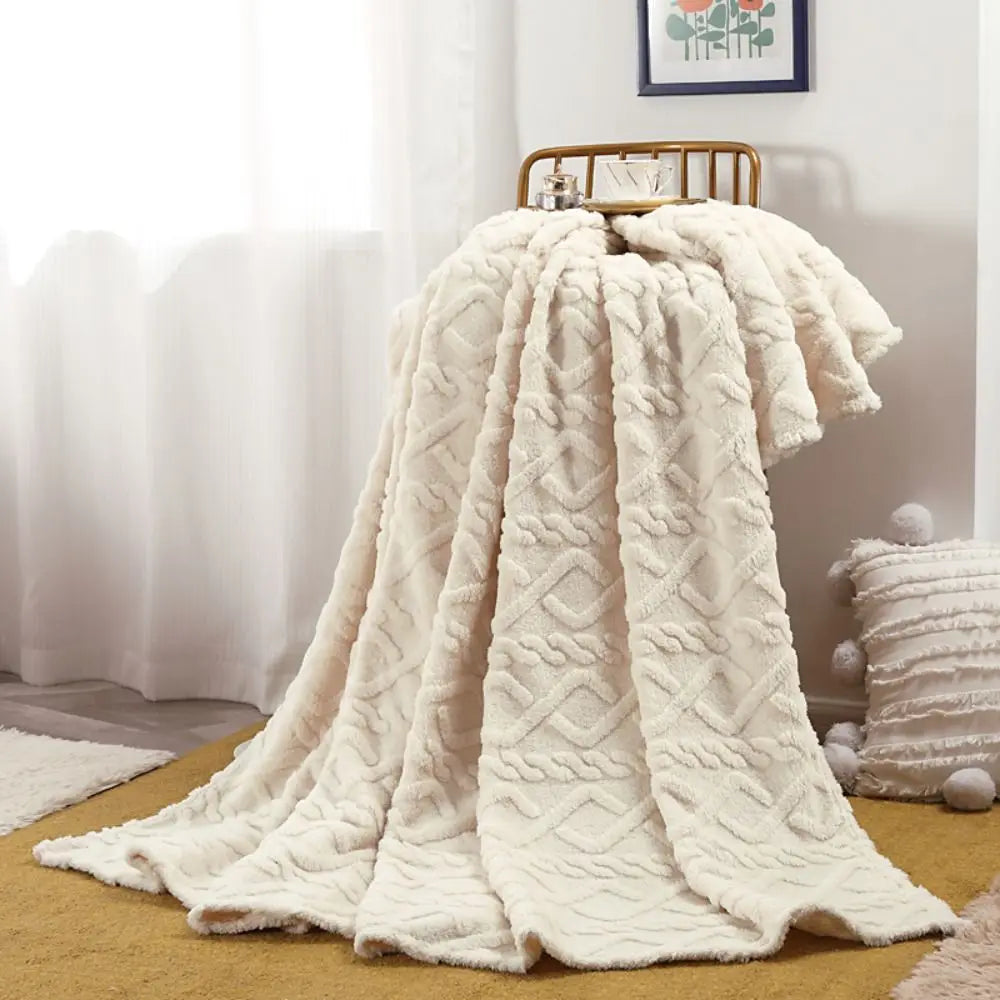DouceNuit – Couverture Flanelle Imprimée pour Toutes Saisons - Rynova