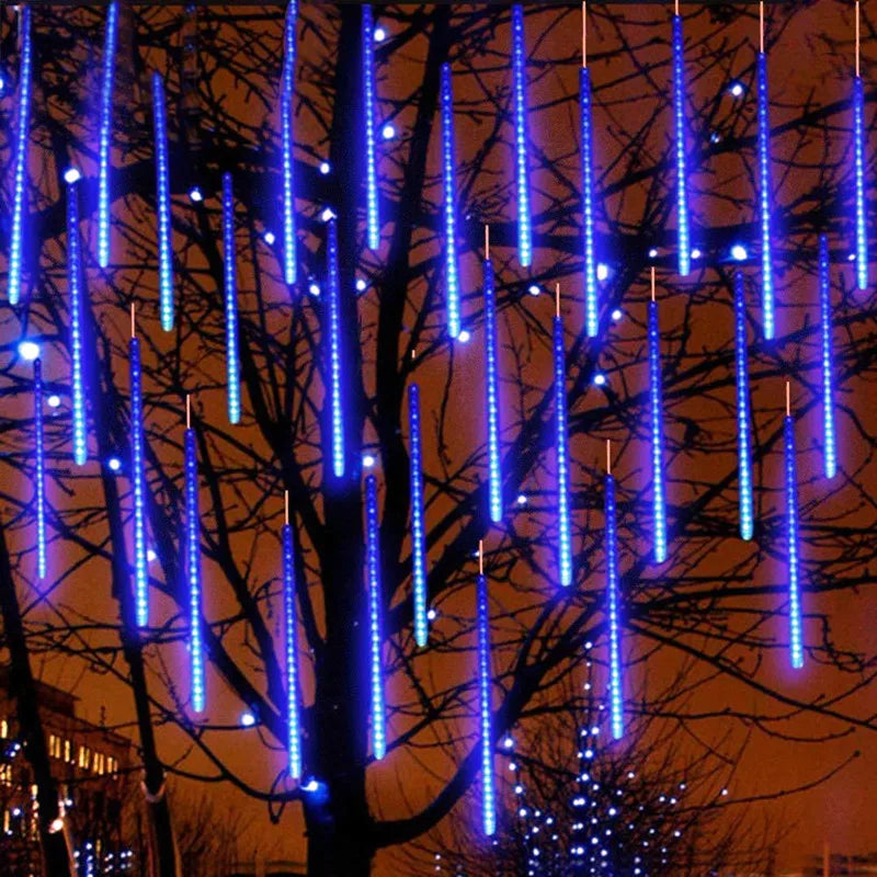 LumiMétéore – Guirlande lumineuse de Noël à effet pluie de météores - Rynova