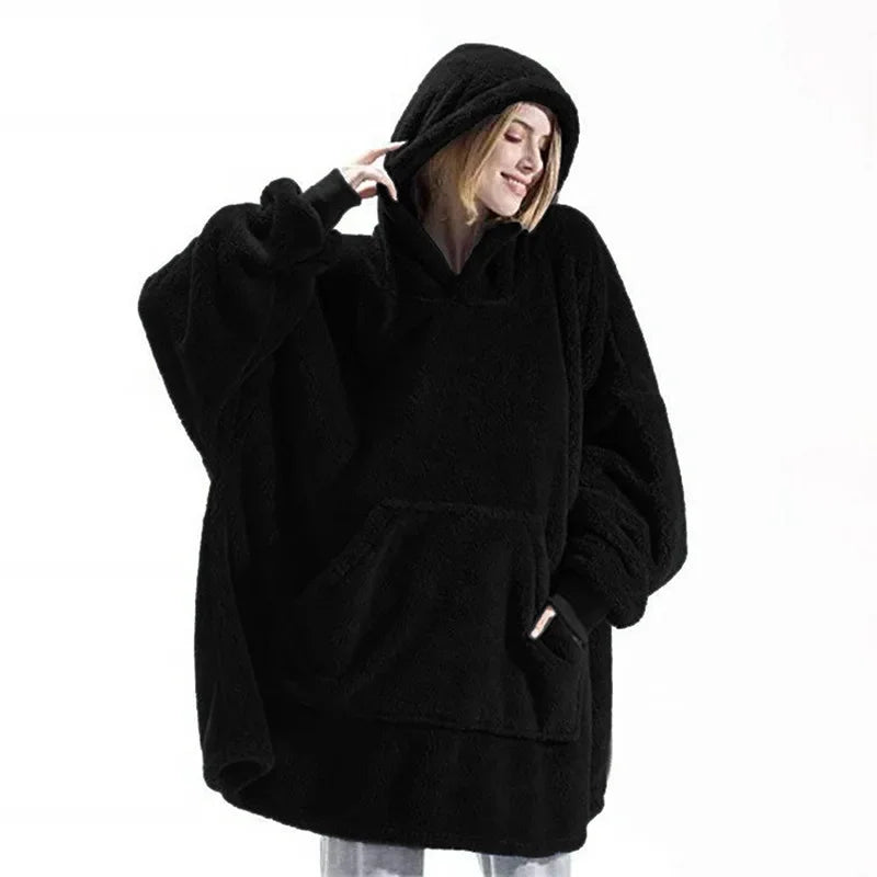 ChaleurÉlégante - Pull couverture en flanelle, pyjama - Rynova