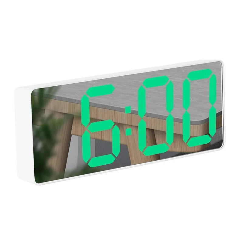 Réveil Miroir LuxTime – Réveil Électronique LED avec Fonction Alarme - Rynova