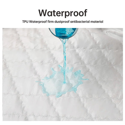 AquaMat - Protège-Matelas Imperméable avec Drap-Housse Ajusté - Rynova