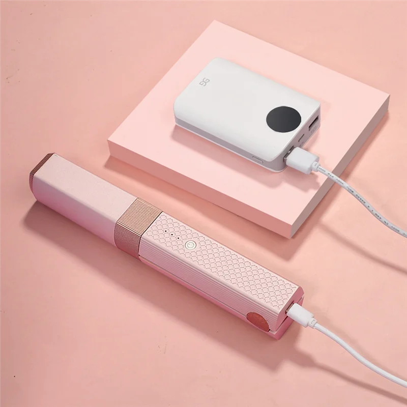 GlamWave - Outil sans fil pour lisser et boucler vos cheveux - Rynova
