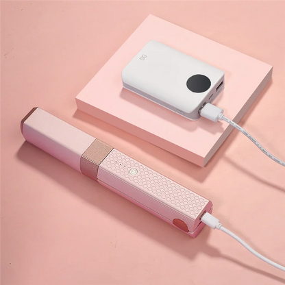 GlamWave - Outil sans fil pour lisser et boucler vos cheveux - Rynova