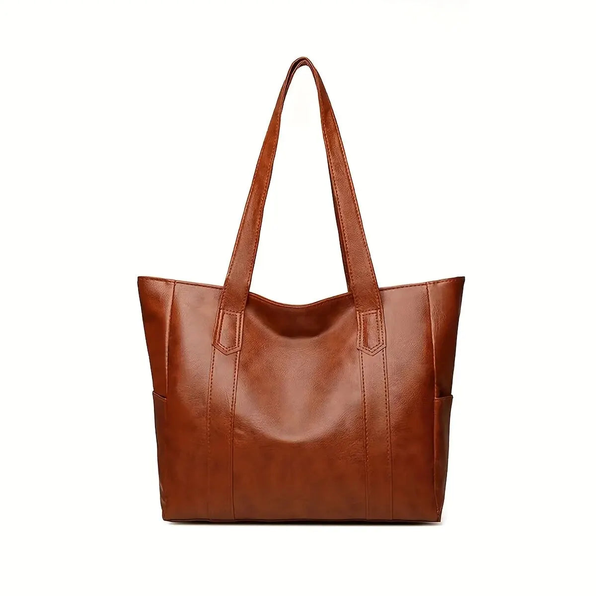 Sac à Main Élégance – Grand Tote Rétro en Similicuir Vegan pour Femmes, Sac Bandoulière Vintage pour le Quotidien - Rynova