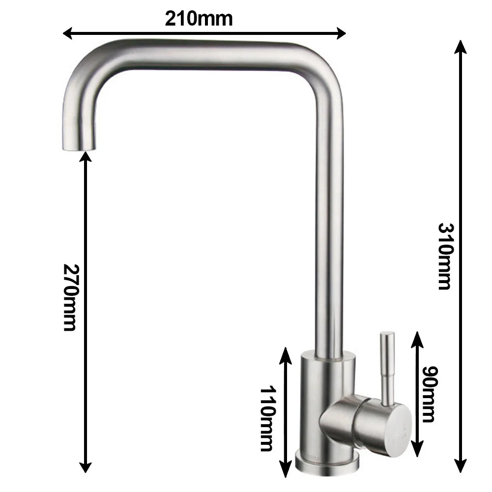 CuisineModerne - Robinet en Acier Inoxydable - Rynova