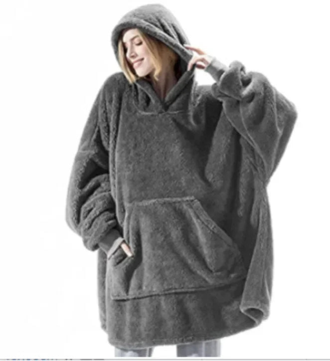 ChaleurÉlégante - Pull couverture en flanelle, pyjama - Rynova