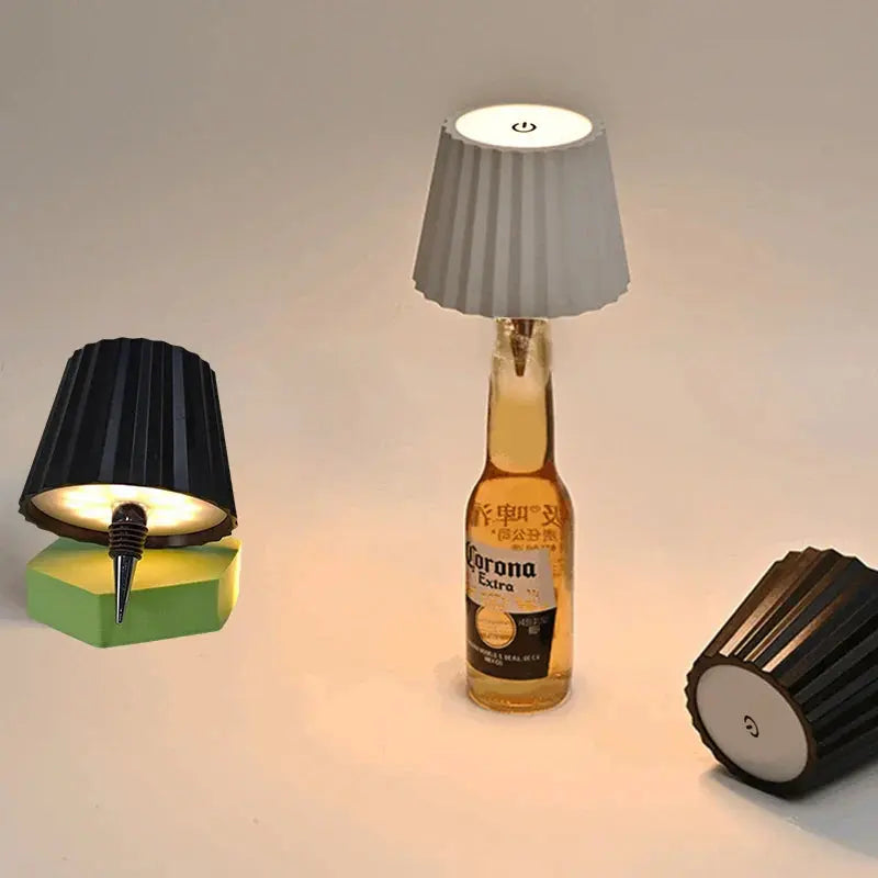 BouteilleLume - Lampe Sans Fil pour Bouteilles de Vin - Rynova