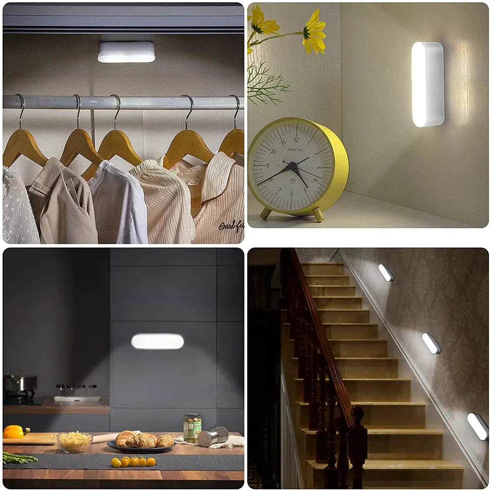 LumièreIntelligente - Lampe Murale LED Sans Fil avec Capteur de Mouvement Rechargeable - Rynova