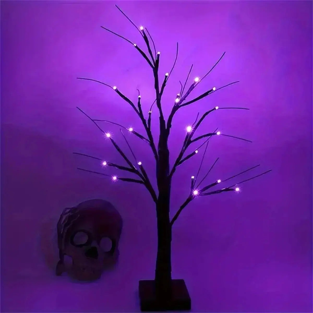 BirchLight - Lampe Arbre Bouleau Halloween Déco Intérieure - Rynova