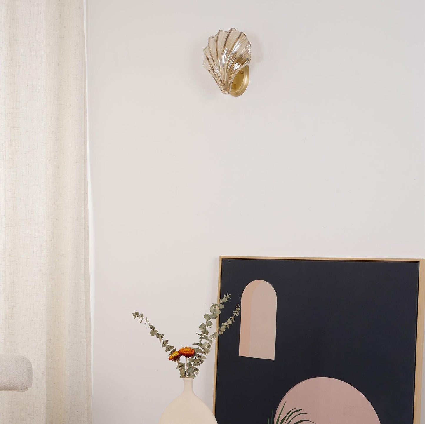 Koquilluxe – Lampe murale design en coquillage - Rynova