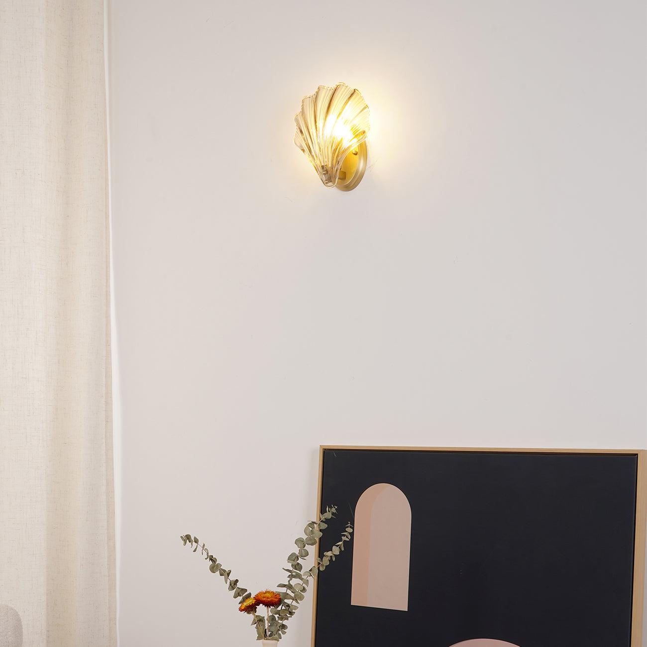 Koquilluxe – Lampe murale design en coquillage - Rynova