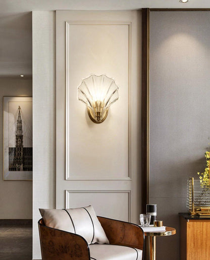 Koquilluxe – Lampe murale design en coquillage - Rynova