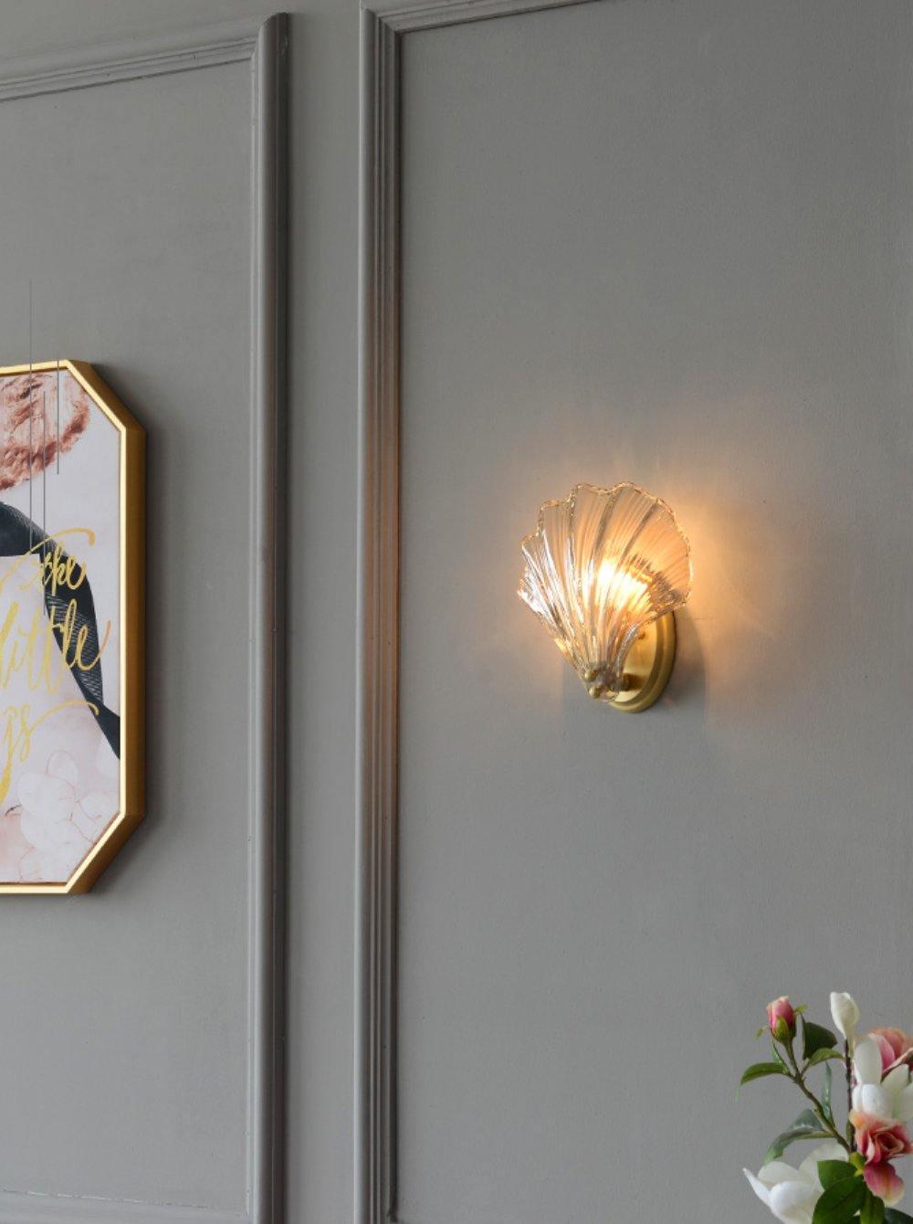 Koquilluxe – Lampe murale design en coquillage - Rynova