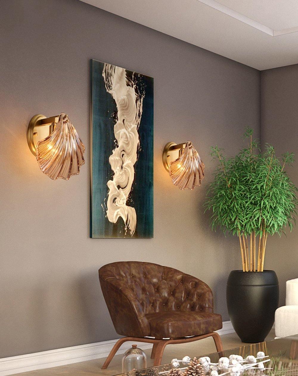 CoquillageLumière - Lampe Mur Shell - Rynova