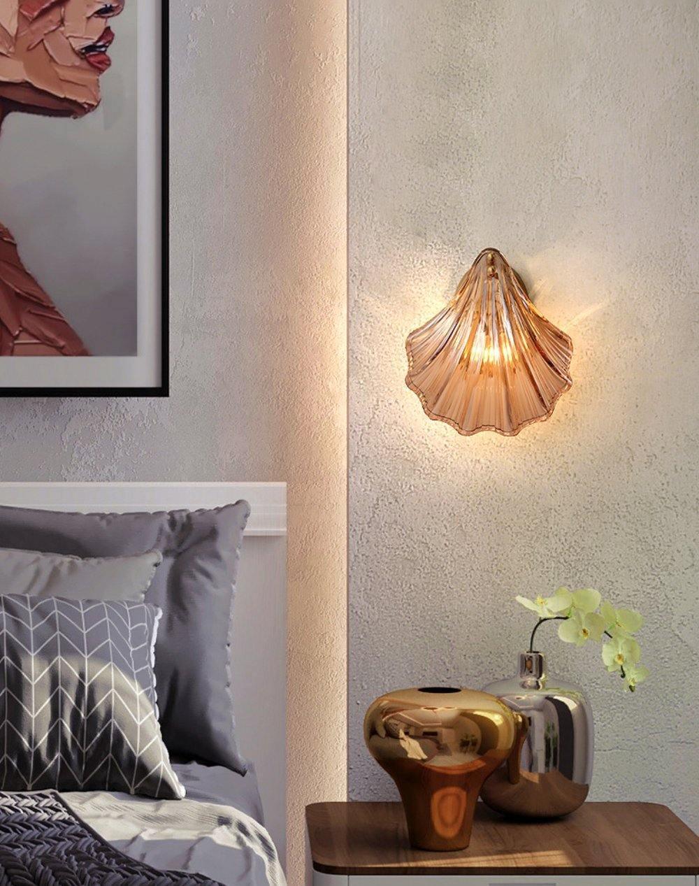 Koquilluxe – Lampe murale design en coquillage - Rynova