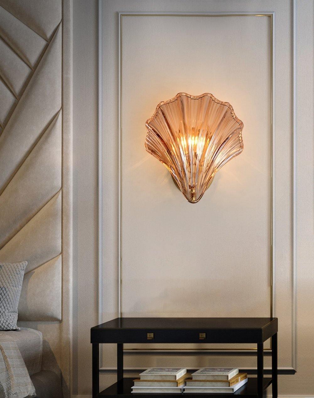 Koquilluxe – Lampe murale design en coquillage - Rynova